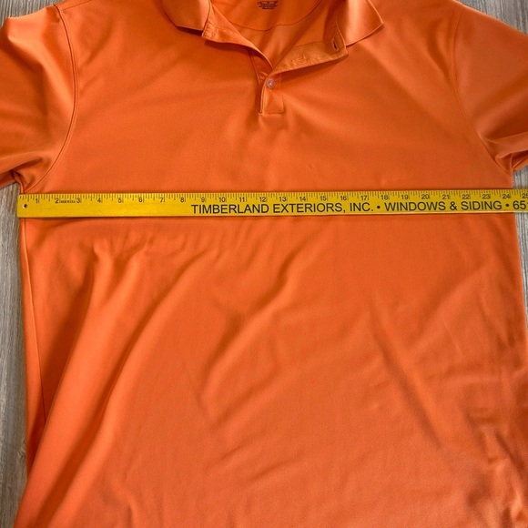 Nike Golf Fit Dry Men’s Short Sleeve Polo Shirt Sz XL  Orange Embroidered Swoosh - Picture 10 of 11